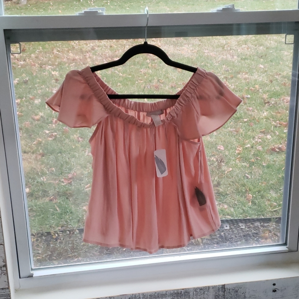 NWT Forever 21 Off the Shoulder Blouse S